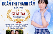 HỌC SINH TRUNG TÂM ĐẠT GIẢI BA MÔN NGỮ VĂN TẠI KỲ THI OLYMPIC THÀNH PHỐ HỒ CHÍ MINH NĂM HỌC 2025–2026
